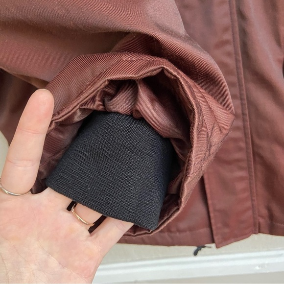 Vintage Perry Ellis Nylon Blend Hooded Jacket Brown Size XL - Picture 8 of 13